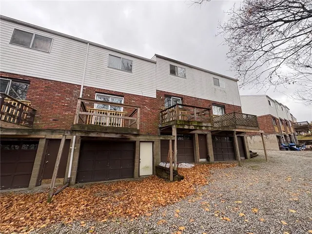 a view of a house with a balcony