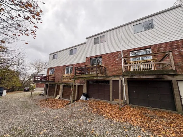 a view of a house with a balcony