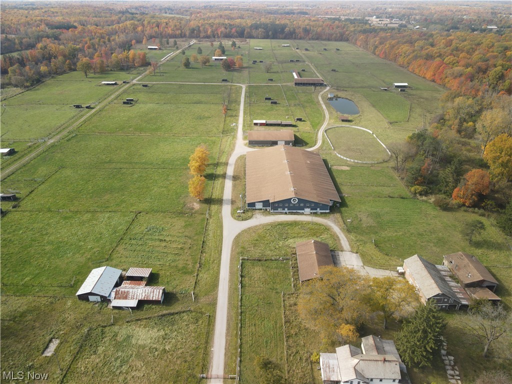 5280 Avon Lake Road Litchfield, OH 44253 - Photo 2 of 27 Bird's eye view featuring a rural view