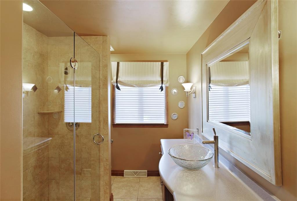 576 New Texas Road Pittsburgh, PA 15239 - Photo 21 of 25 Second Bathroom totally redone-note unique vessel sink and faucet.
