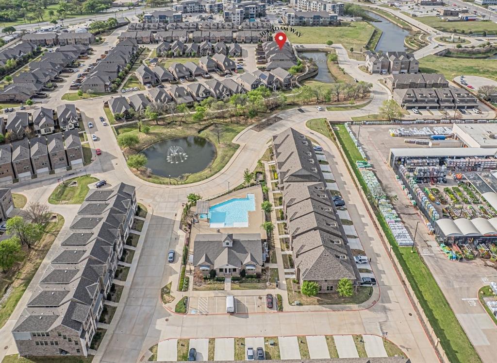 304 Adam Way Euless, TX 76040 - Photo 38 of 39 Aerial perspective of suburban area with a nearby body of water