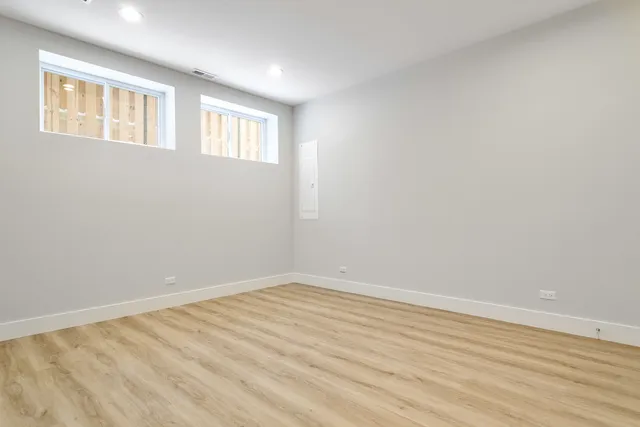 wooden floor in an empty room