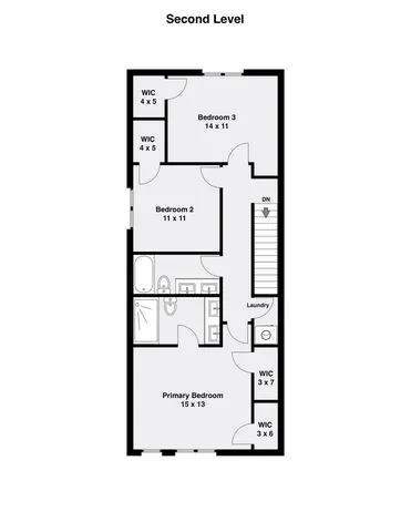 a picture of a bench in a white house