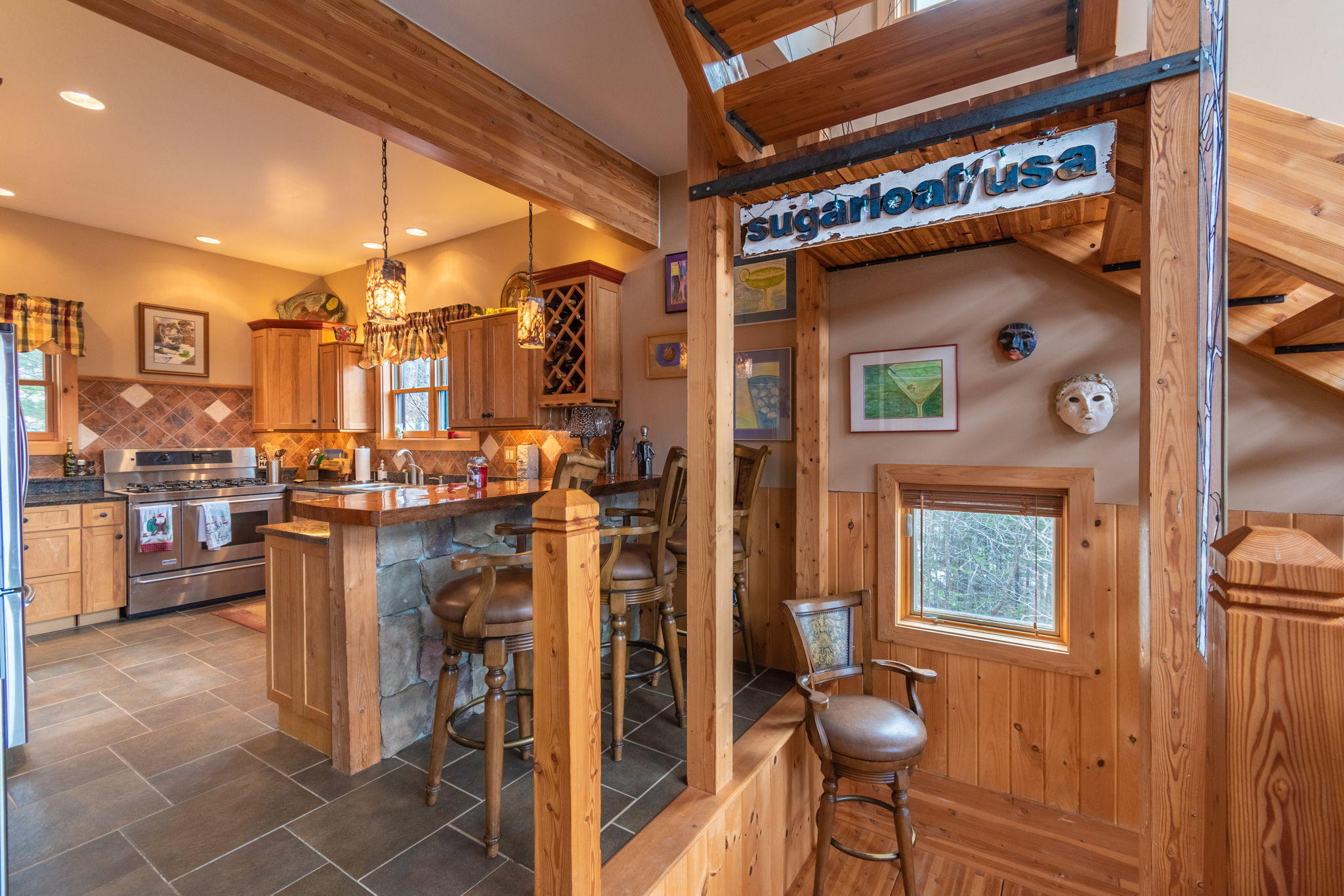2020 Ridgeview Road Carrabassett Valley, ME 04947 - Photo 19 of 96 entry to basement