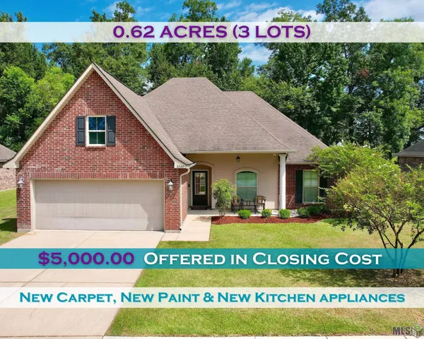 $319,400 | 3200 Orleans Quarters Drive, Brusly, LA 70719