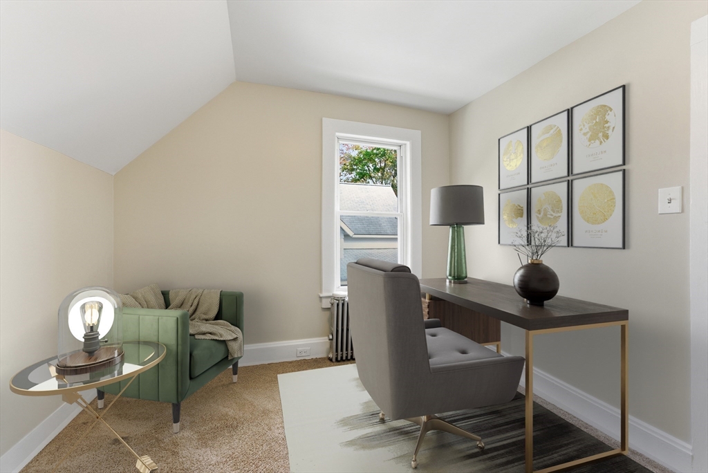45 Meadow Street Ludlow, MA 01056 - Photo 23 of 32 a view of a workspace with furniture and a window