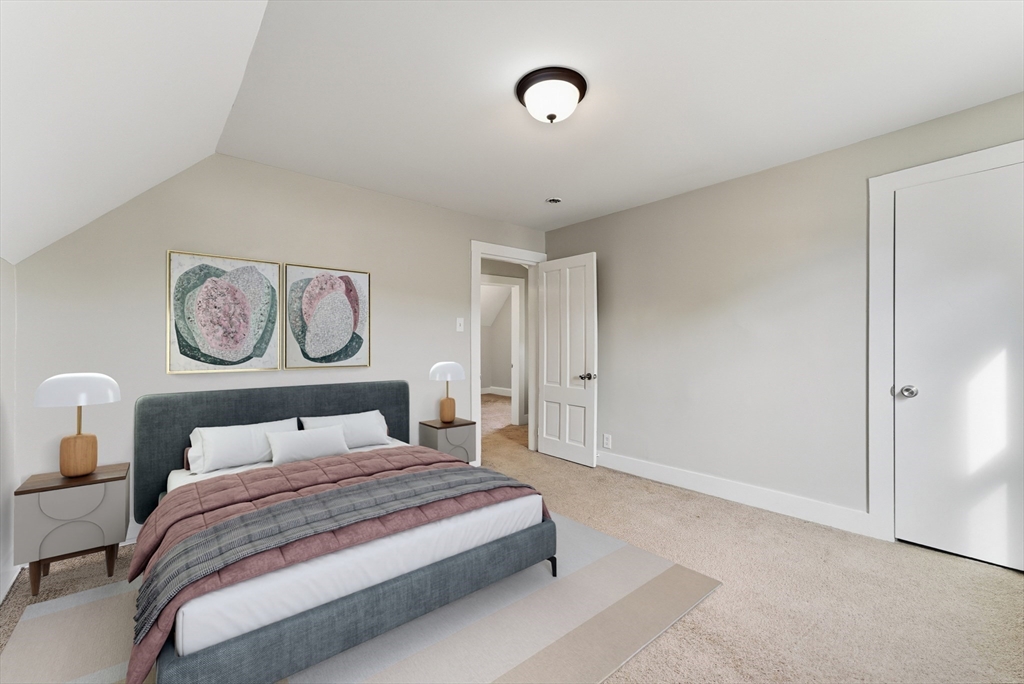 45 Meadow Street Ludlow, MA 01056 - Photo 5 of 32 a bedroom with a bed and painting on the wall