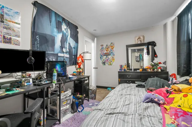 a view of a room with toys