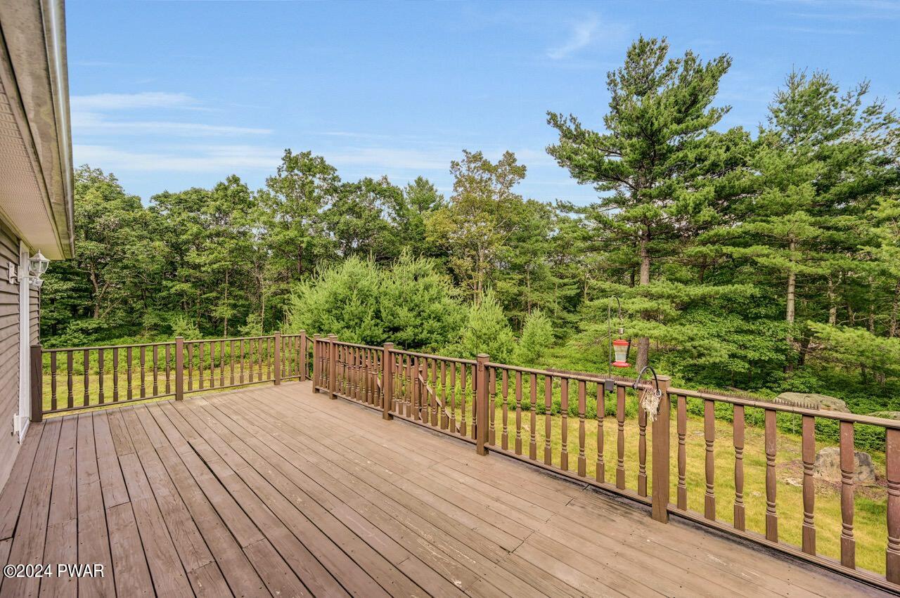 126 Ridge View Road Lackawaxen, PA 18425 - Photo 29 of 78 24 Back Deck off Kitchen Door view 2