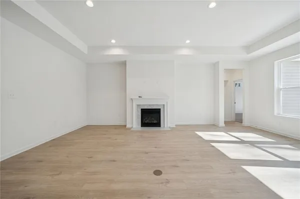 a view of livingroom with natural light