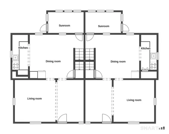 a picture of a room with a window