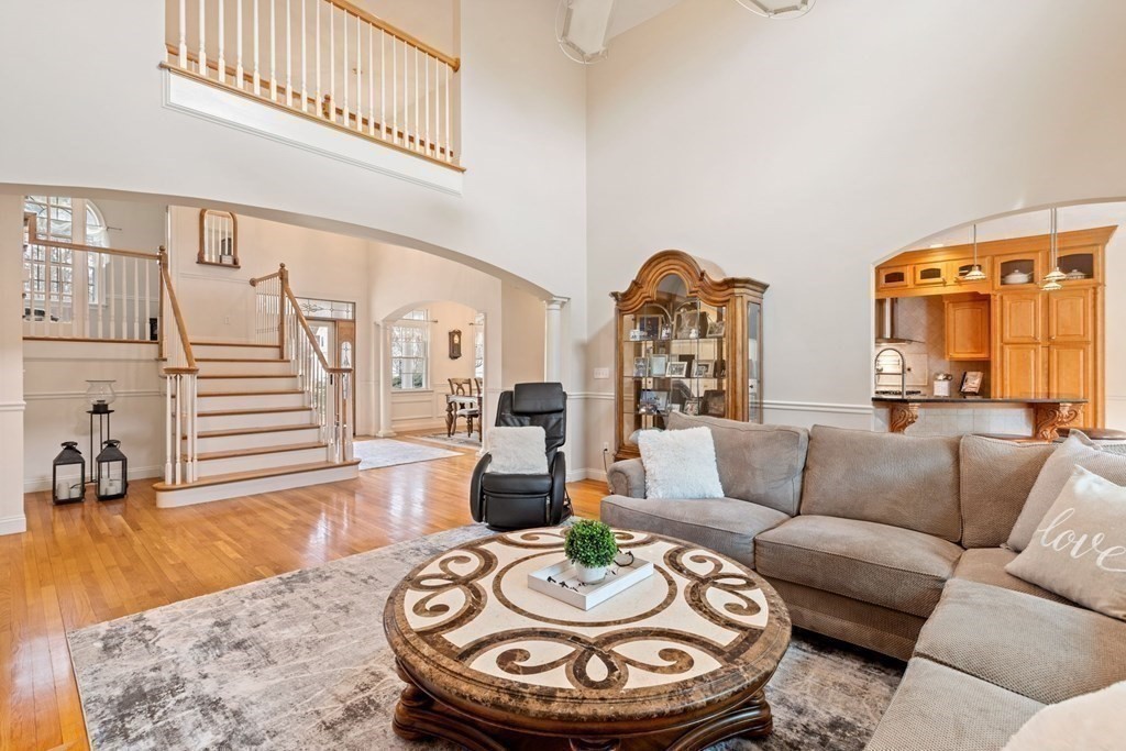 5 Rolling Meadow Drive Millis, MA 02054 - Photo 11 of 42 a living room with furniture and a wooden floor