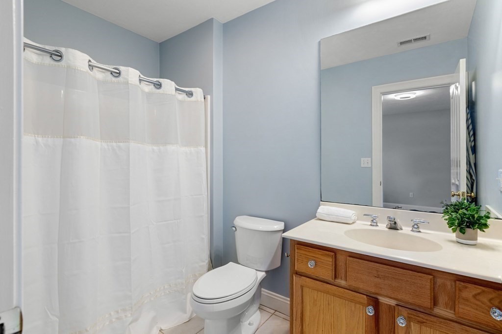 5 Rolling Meadow Drive Millis, MA 02054 - Photo 31 of 42 a bathroom with a sink a toilet and shower