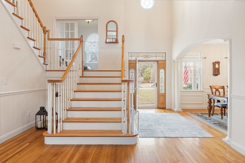 5 Rolling Meadow Drive Millis, MA 02054 - Photo 6 of 42 a view of entryway and hall with wooden floor