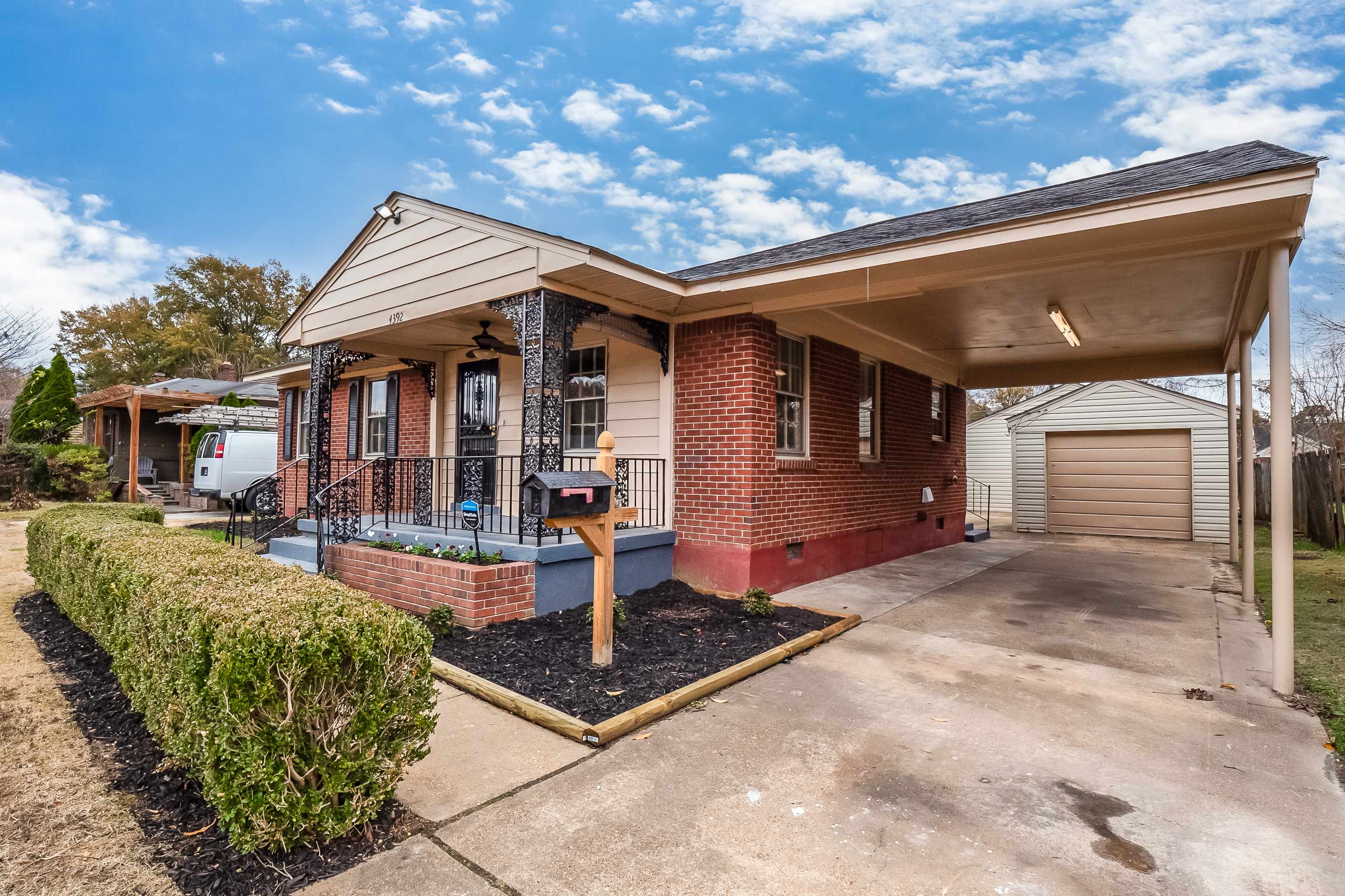 4329 Jamerson Road Memphis, TN 38122 - Photo 2 of 33 a front view of a house with garden