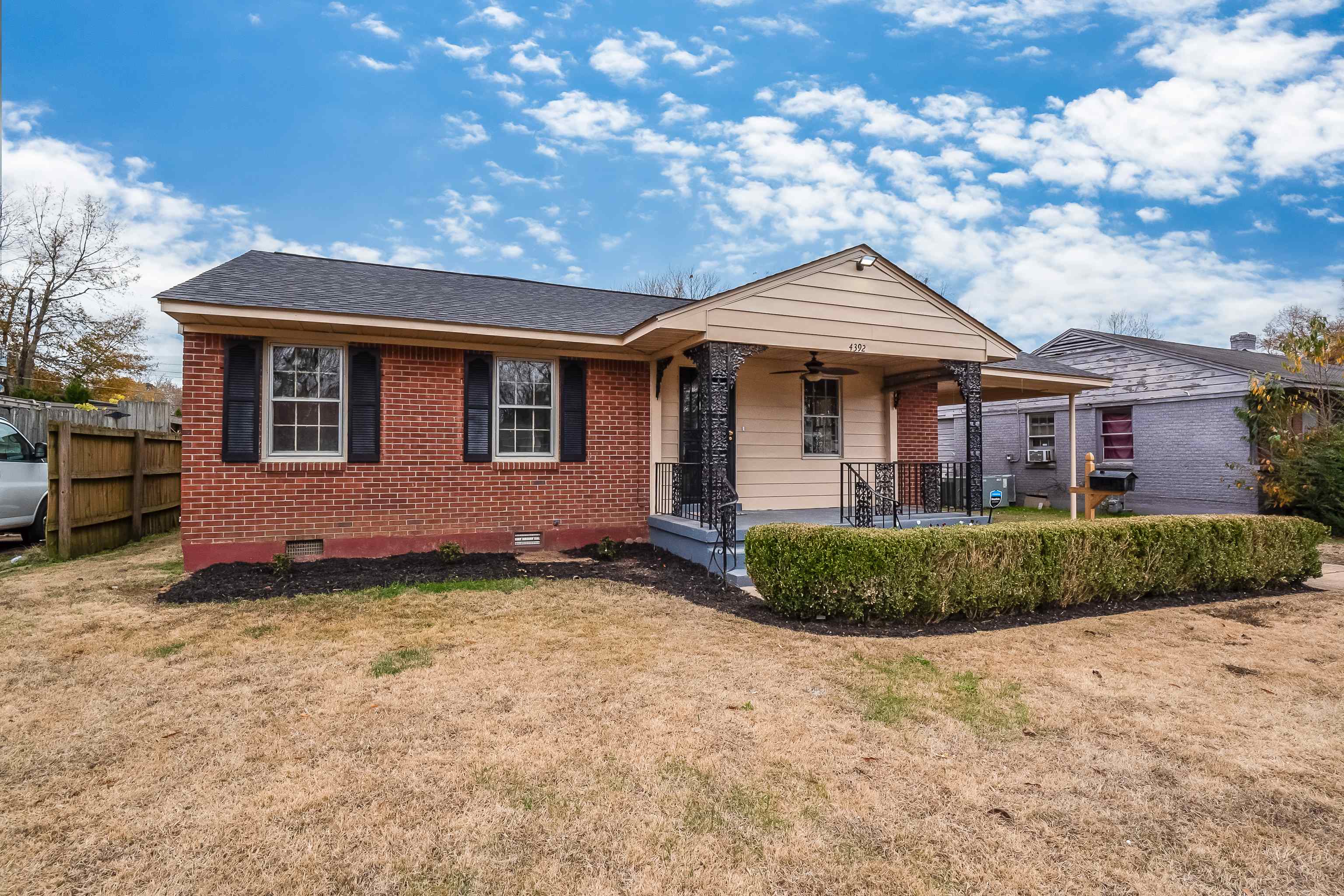 4329 Jamerson Road Memphis, TN 38122 - Photo 31 of 33 a front view of a house with a garden