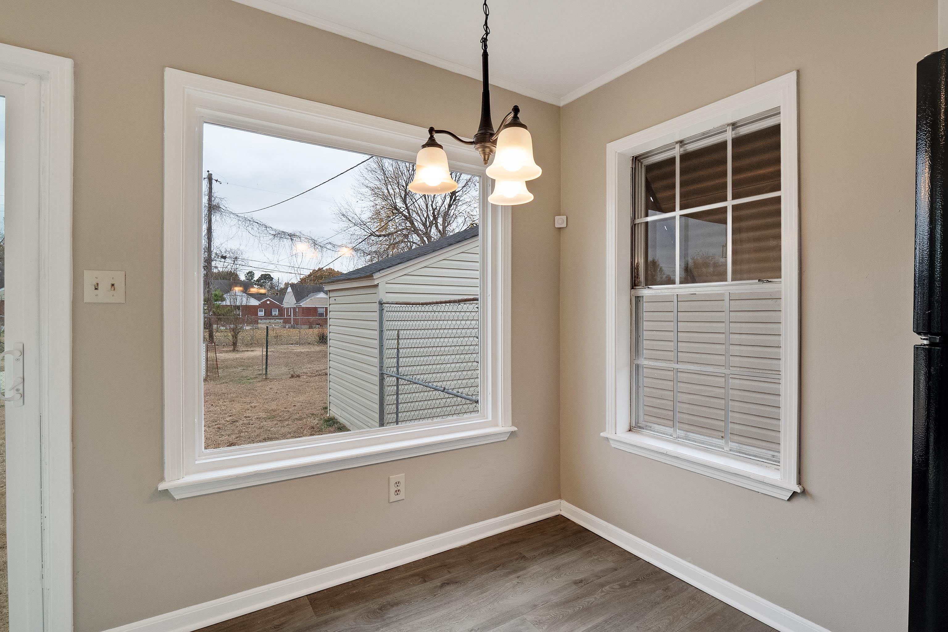 4329 Jamerson Road Memphis, TN 38122 - Photo 9 of 33 a view of a windows and a chandelier in a room