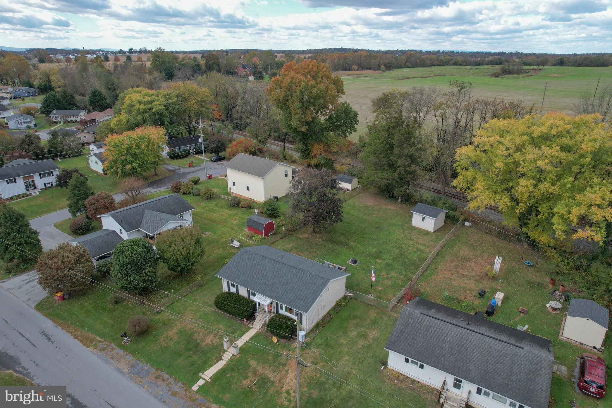 106 McDonald Street Ranson, WV 25438 - Photo 26 of 27 an aerial view of residential houses with outdoor space and river