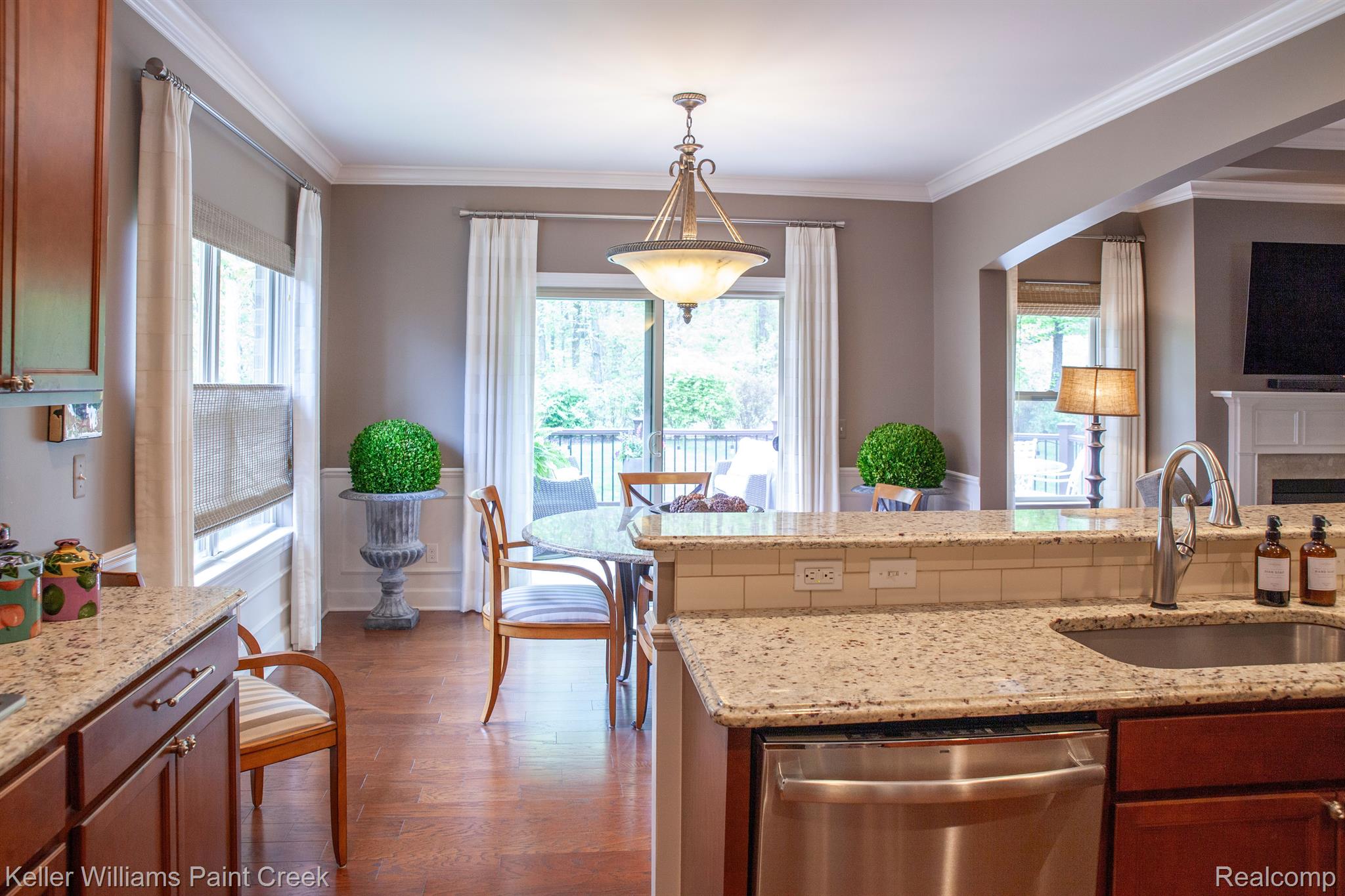 5514 Woodfall Road Clarkston, MI 48348 - Photo 6 of 53 Standing in Kitchen Facing out to deck