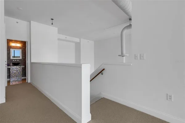 a view of a hallway with the hallway