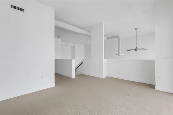 a view of empty room