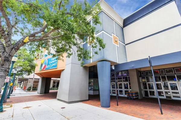 a view of outdoor space with seating area