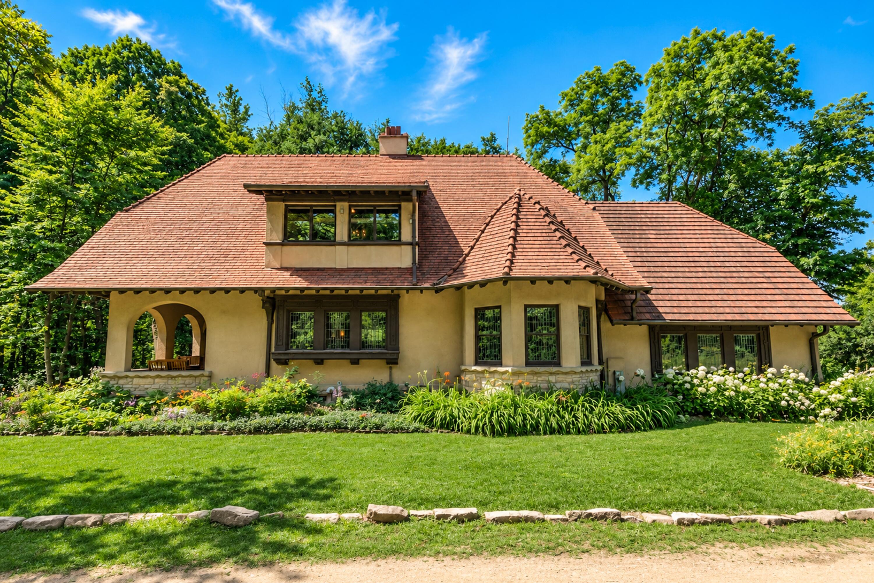 6789 North Elm Tree Road Glendale, WI 53217 - Photo 1 of 31 Welcome to Historic Elderwood! 1910 German Arts & Crafts Cottage Villa Architecture