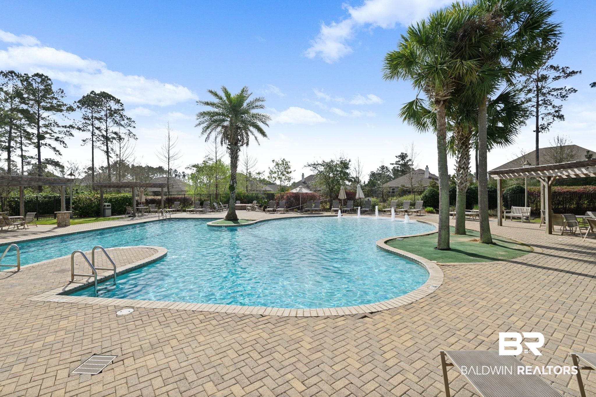 12693 Waxwing Avenue Daphne, AL 36527 - Photo 39 of 43 Community pool with a patio area and a pergola