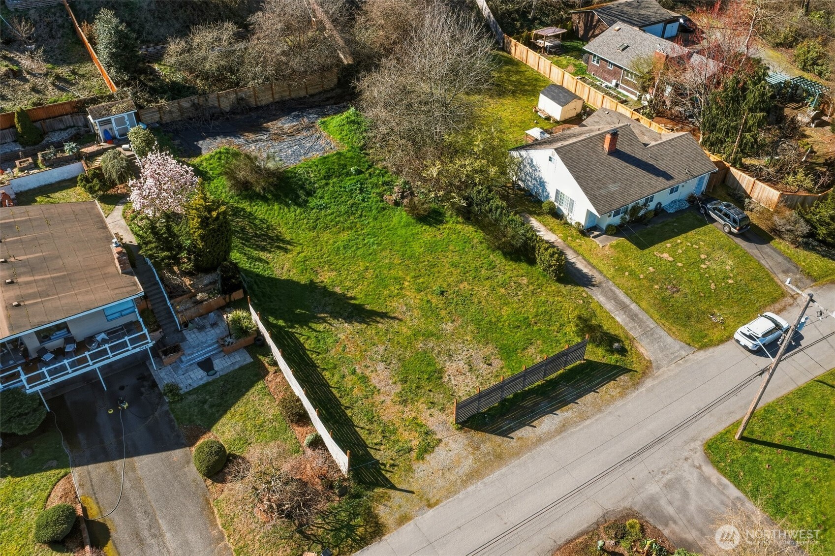 9017 3rd Avenue Southwest Seattle, WA 98106 - Photo 3 of 12 an aerial view of a residential houses with yard