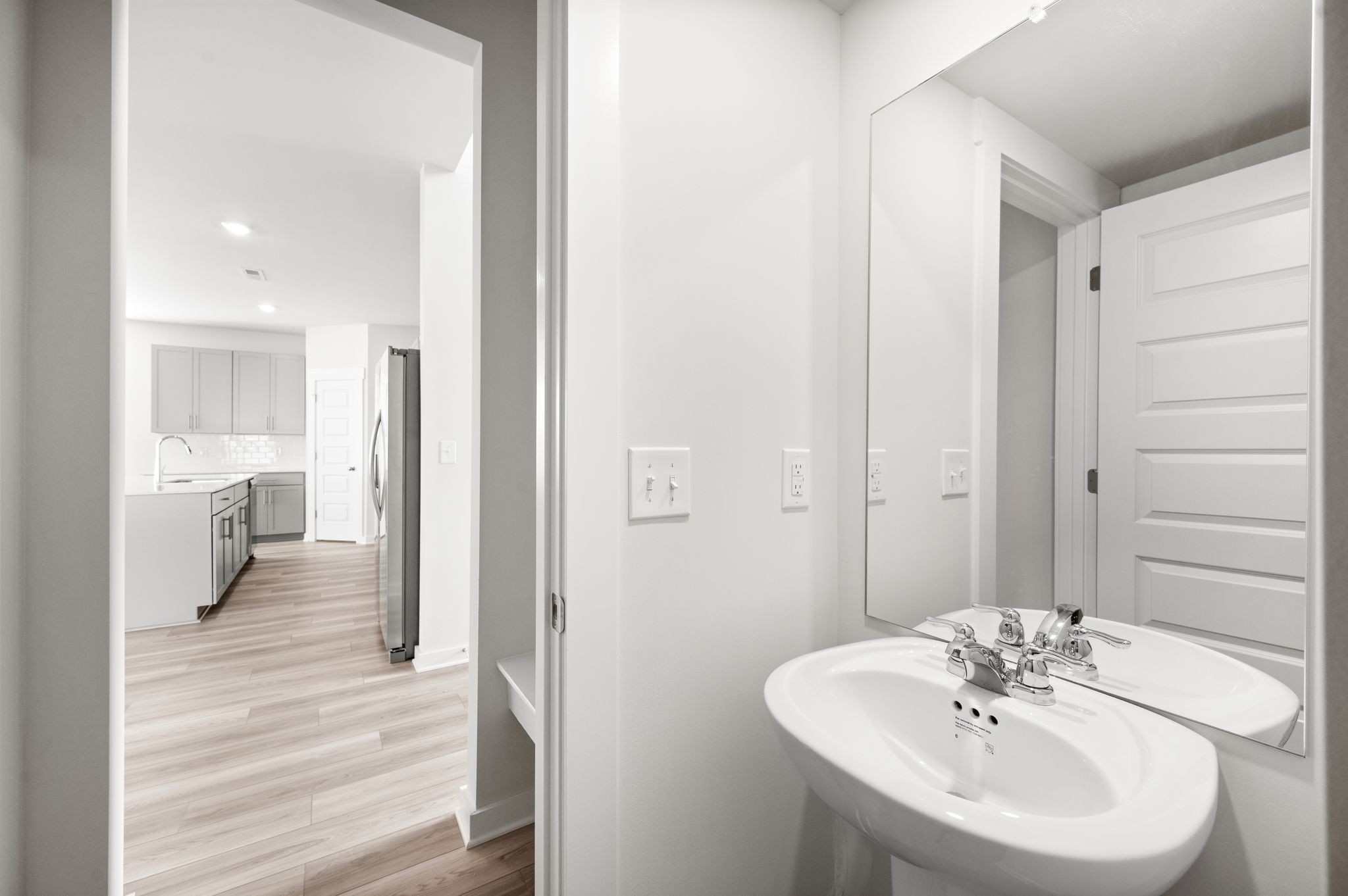 1019 Curtis Spring Lane Lewisburg, TN 37091 - Photo 12 of 23 a bathroom with a sink and a mirror