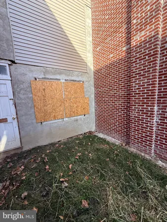 a view of a door and outdoor space