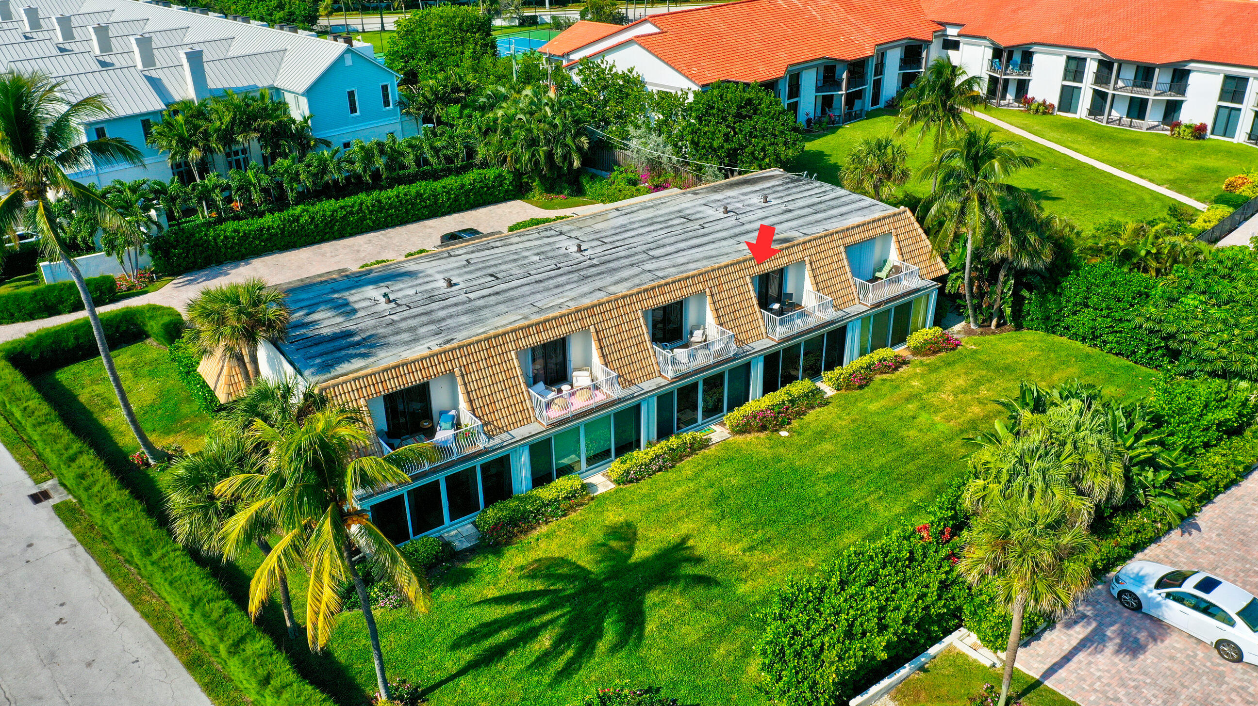 5720 Old Ocean Boulevard, Unit 4W Ocean Ridge, FL 33435 - Photo 3 of 46 an aerial view of a house