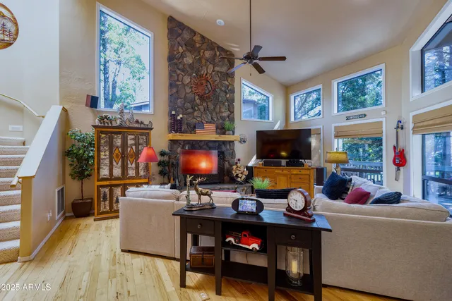 a view of livingroom with furniture and window
