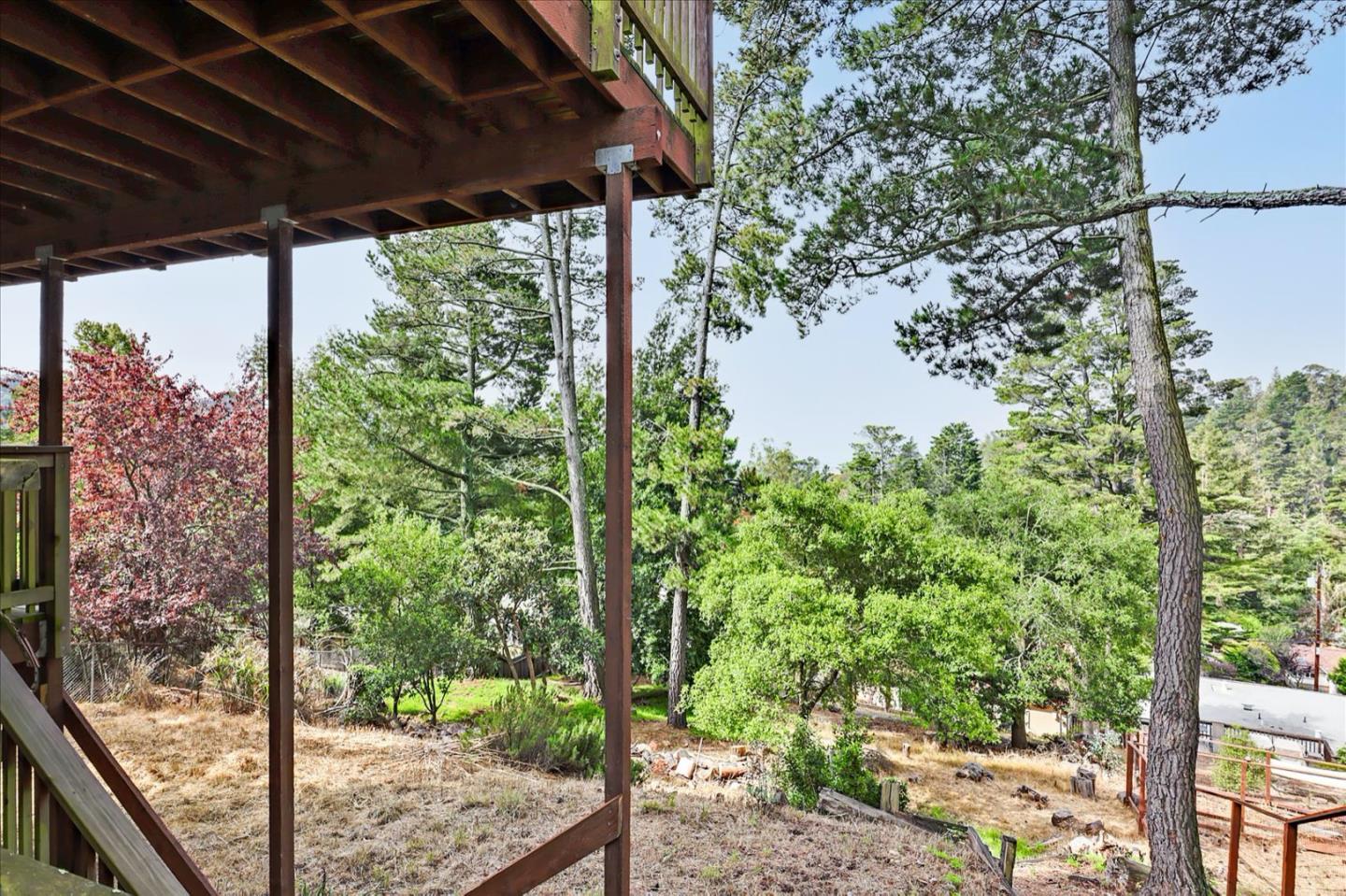 6821 Ridgewood Drive Oakland, CA 94611 - Photo 24 of 26 a view of a backyard of the house