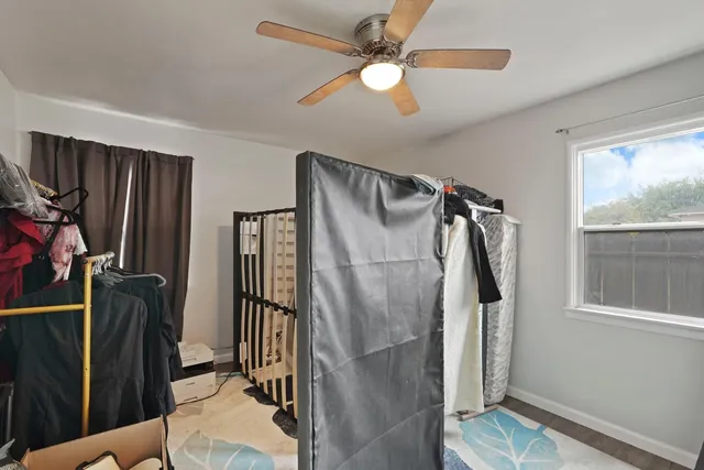 a view of a walk in closet