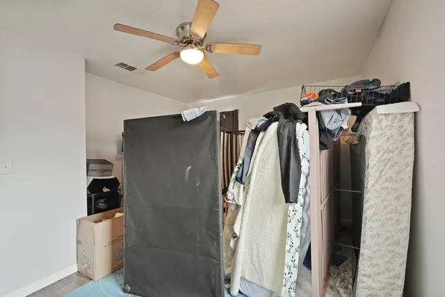 a view of a walk in closet