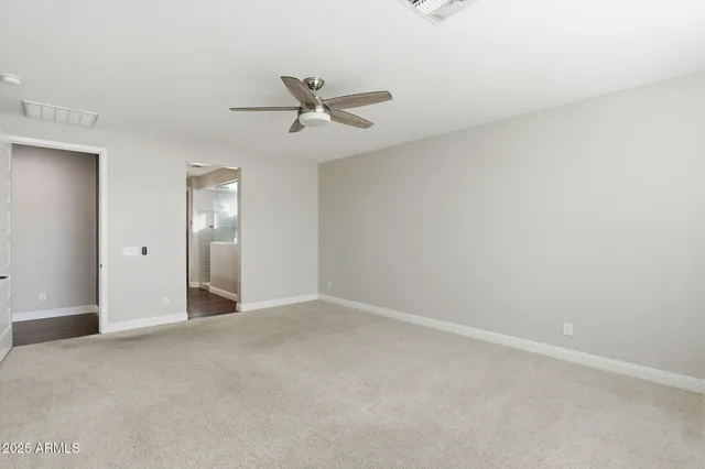 a view of empty room