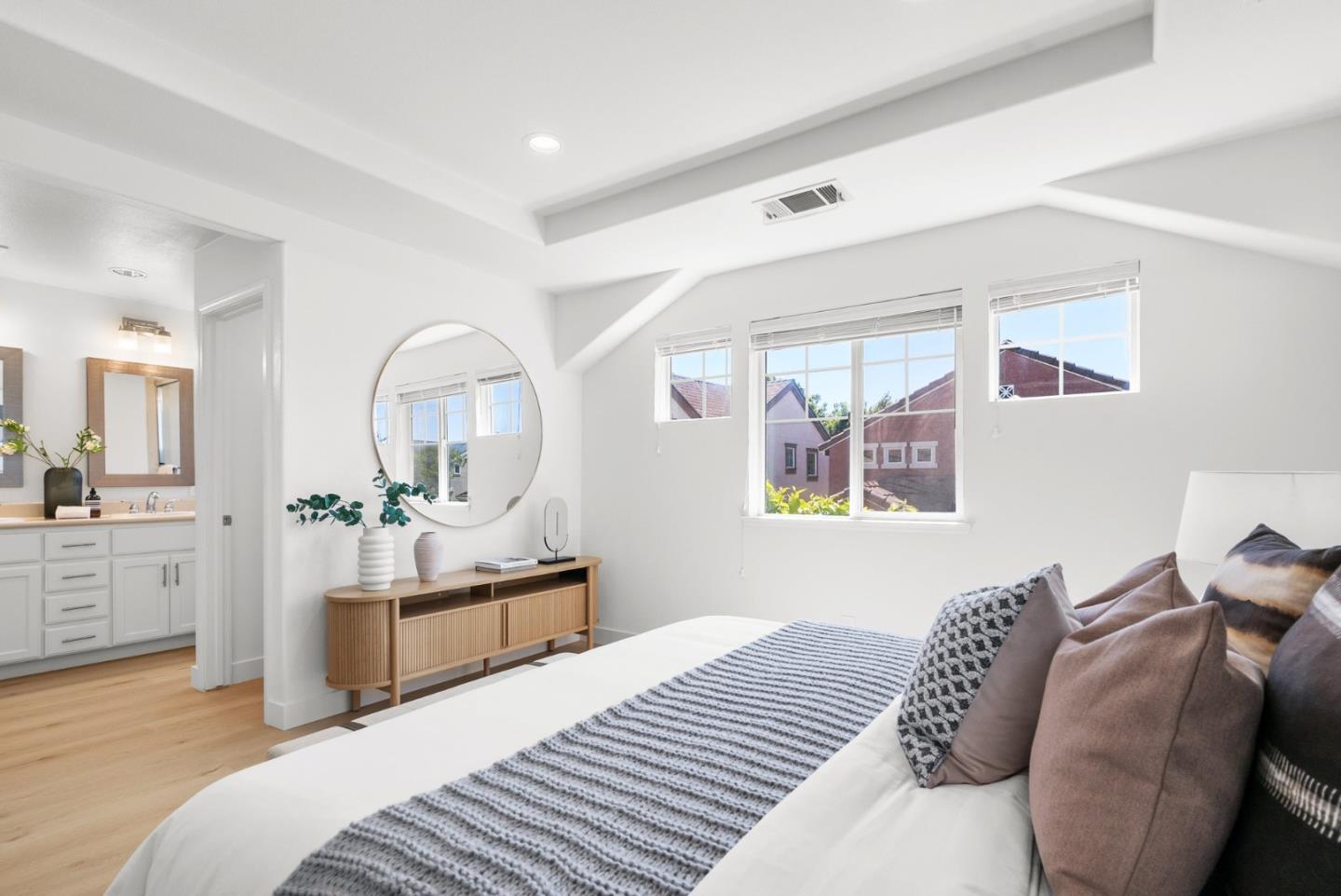 4337 Watson Circle Santa Clara, CA 95054 - Photo 28 of 55 a bedroom with furniture and a wooden floor