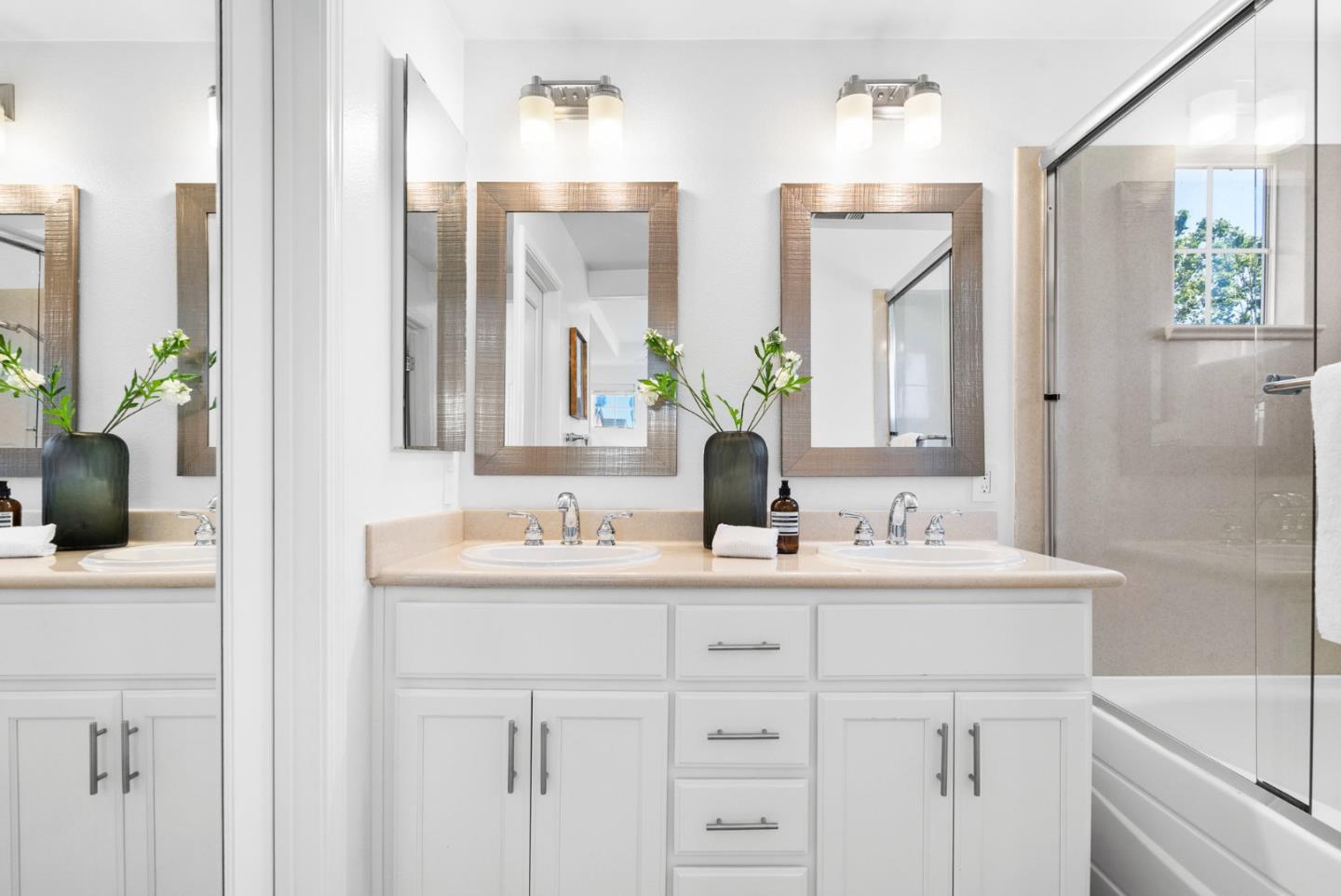 4337 Watson Circle Santa Clara, CA 95054 - Photo 32 of 55 a bathroom with a sink and a mirror