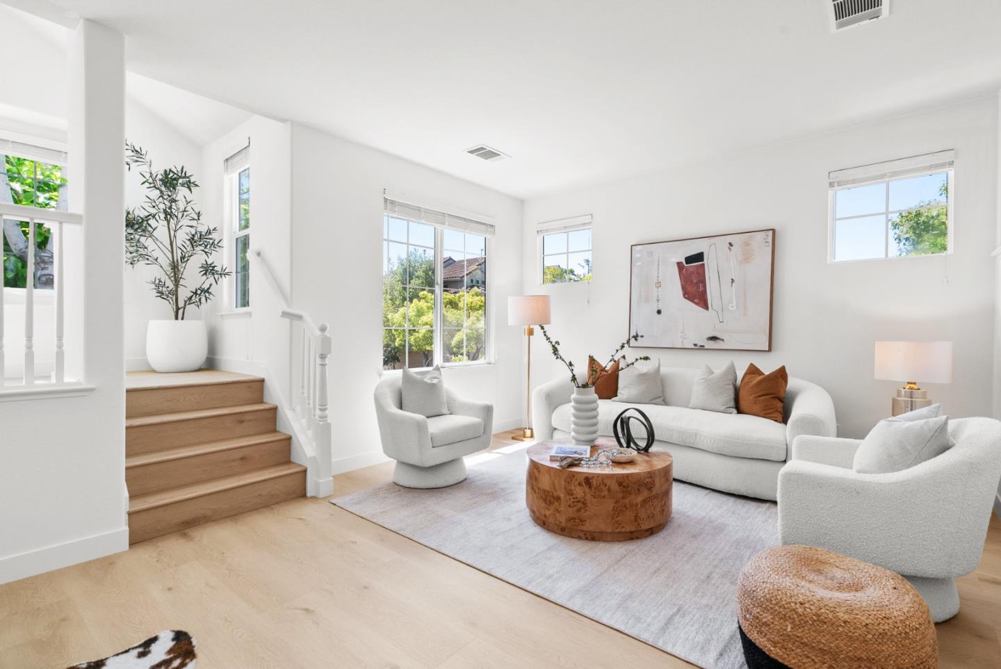 4337 Watson Circle Santa Clara, CA 95054 - Photo 7 of 55 a living room with furniture and a potted plant