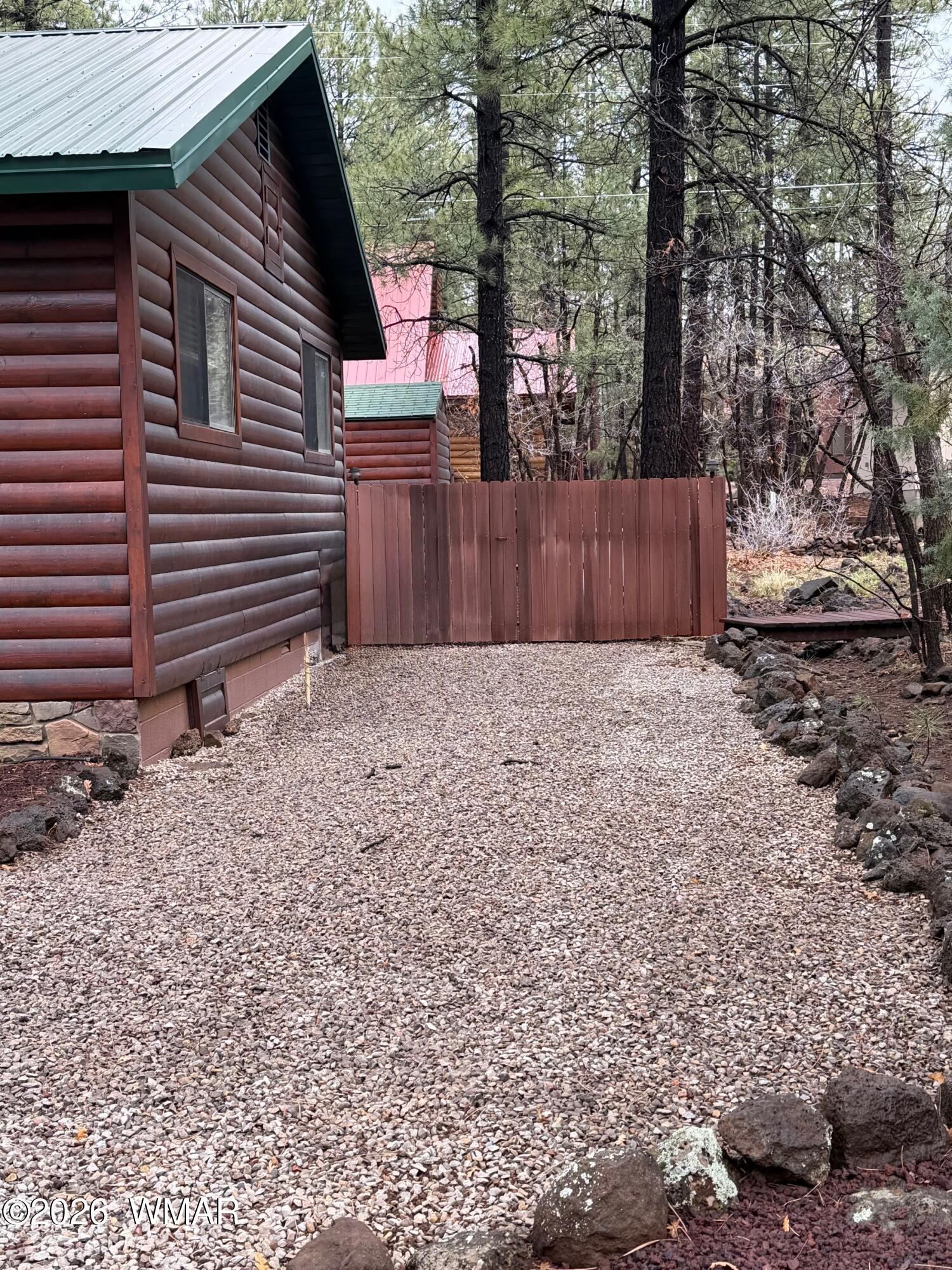 3225 Turkey Track Road Pinetop, AZ 85935 - Photo 25 of 25 Double gate to backyard and side house parking