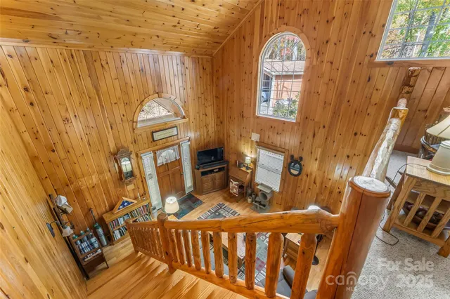a front view of a house with a fireplace