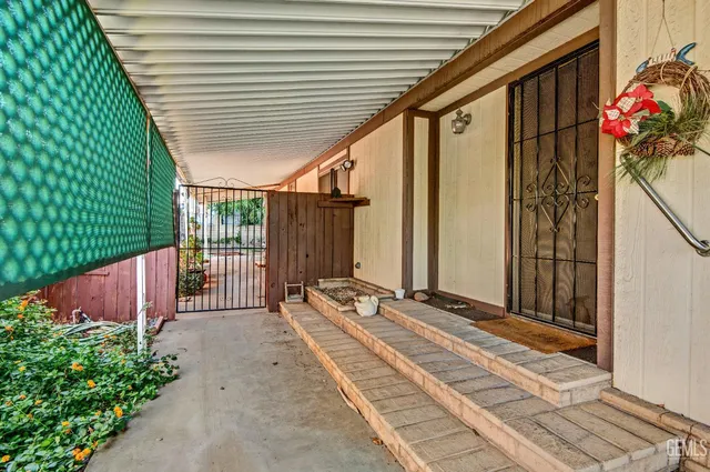 a view of balcony with staircase