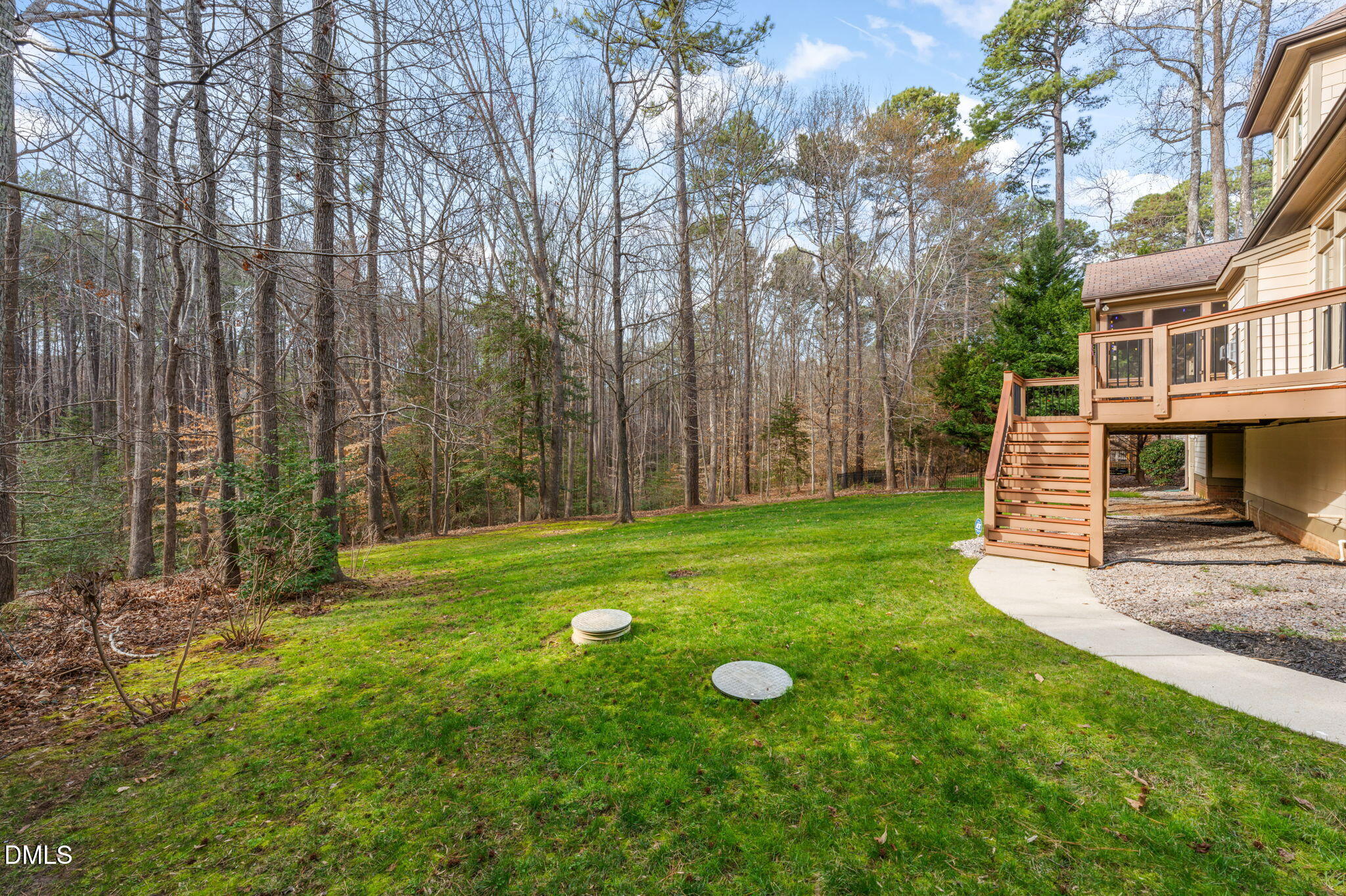 12313 The Gates Drive Raleigh, NC 27614 - Photo 62 of 78 a view of a house with a backyard