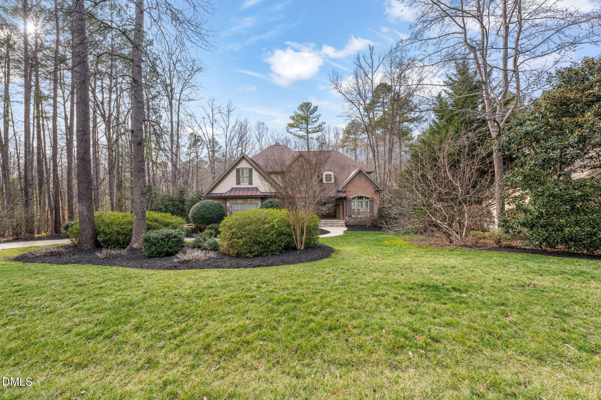 12313 The Gates Drive Raleigh, NC 27614 - Photo 66 of 78 a view of a garden in front of a house
