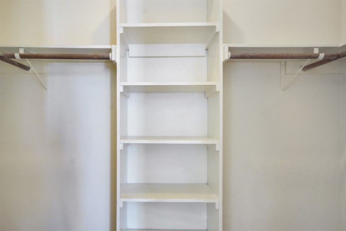 2529 Rio Grande Street, Unit 85 Austin, TX 78705 - Photo 24 of 31 a view of walk in closet with empty racks