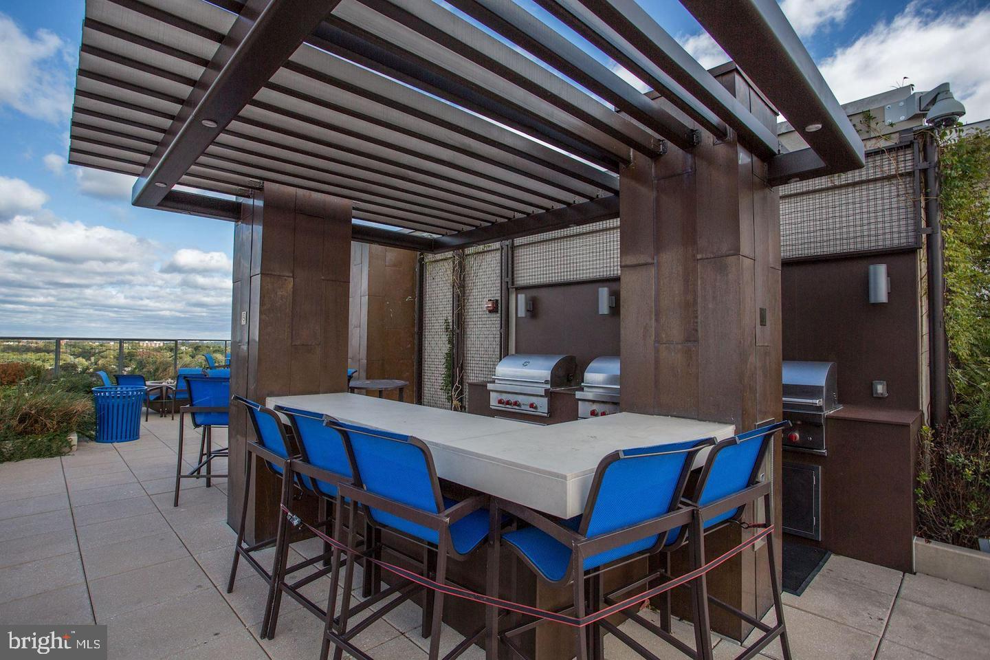 851 North Glebe Road, Unit 1405 Arlington, VA 22203 - Photo 14 of 19 Rooftop Bar/BBQ area