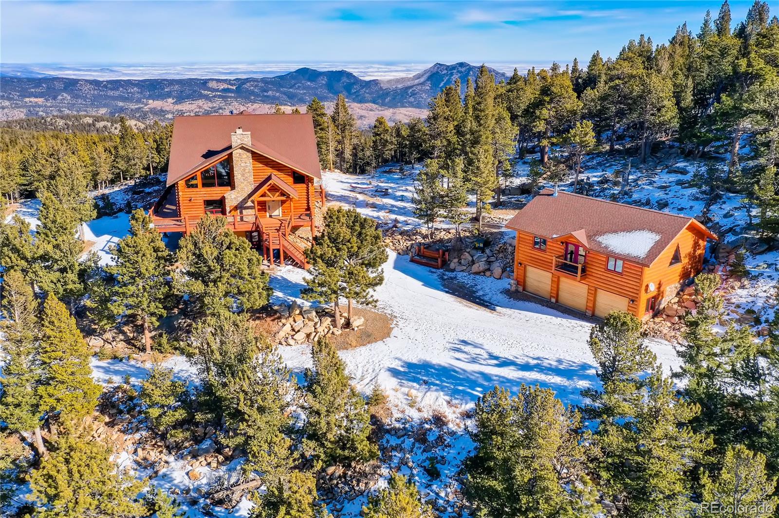 11200 Shimley Road Golden, CO 80403 - Photo 2 of 40 an aerial view of residential houses with outdoor space
