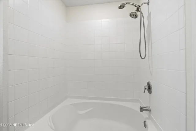 a close up of a bathtub