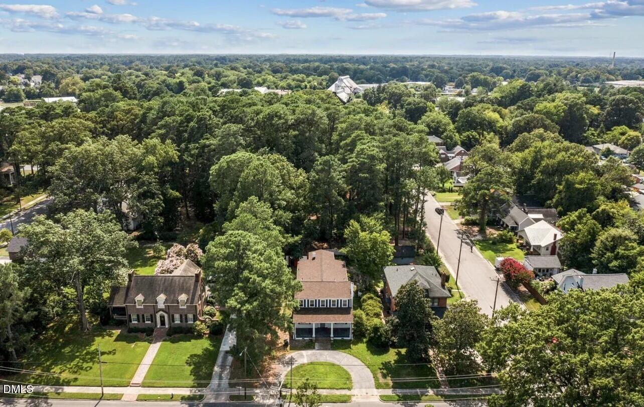 620 Falls Road Rocky Mount, NC 27804 - Photo 13 of 13 an aerial view of a house with a yard
